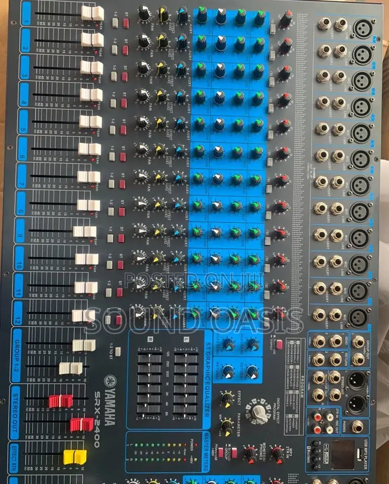 SRX-2400 24-Channel Analog Mixer With USB