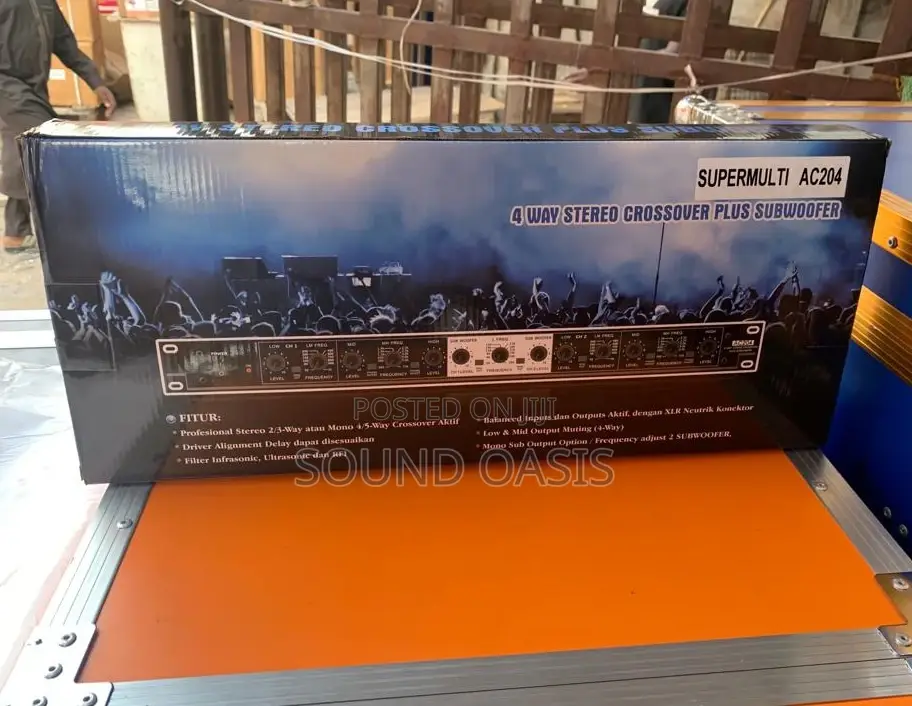 Supermulti AC204 4-Way Stereo Crossover Plus Subwoofer