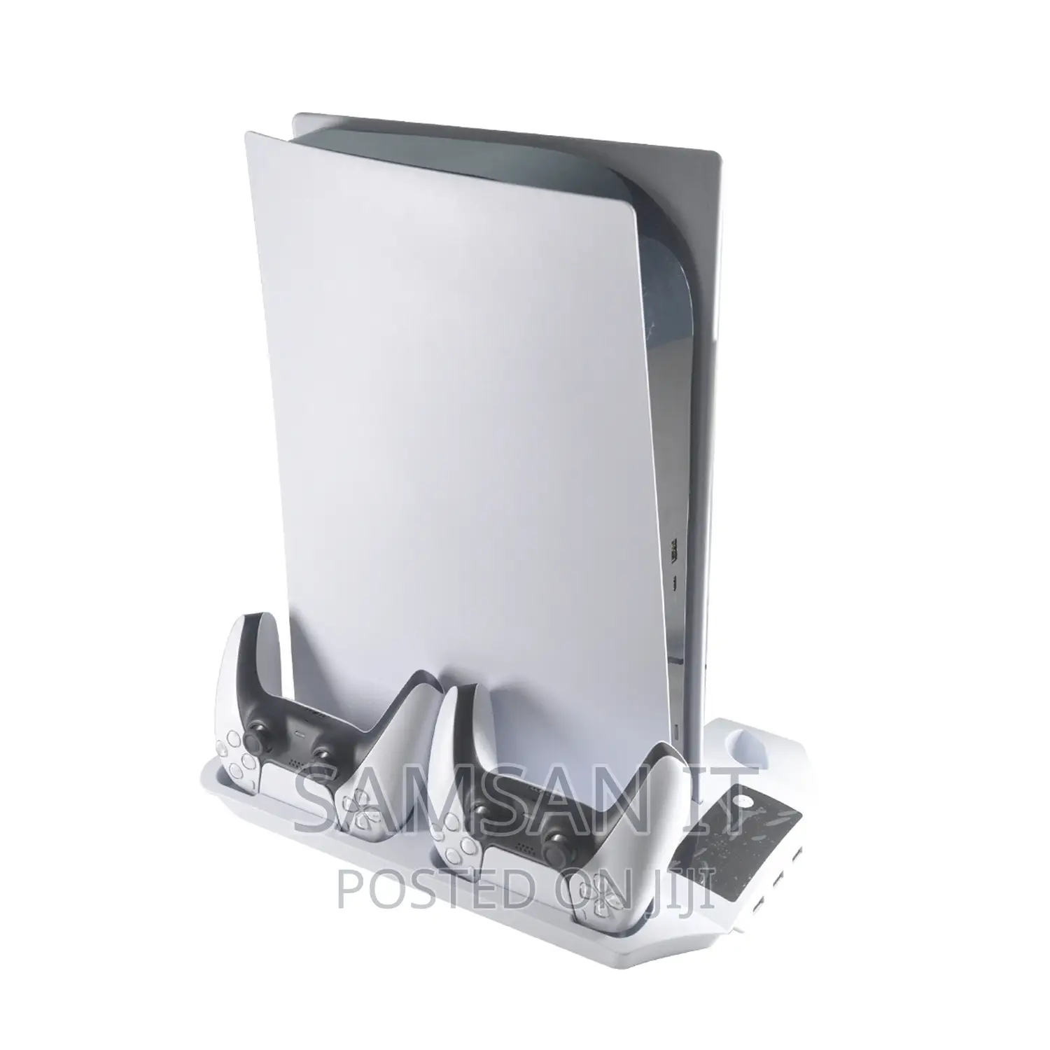 Universal Ps5 Cooling Stand With Charging Dock and Cd Stora