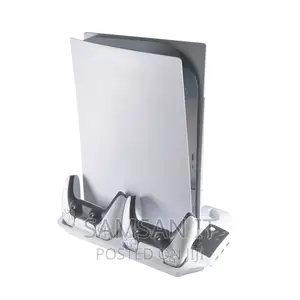 Universal Ps5 Cooling Stand With Charging Dock and Cd Stora