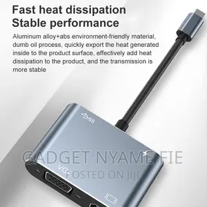 4 in 1 Adapter - Type C / HDMI / VGA / USB-A