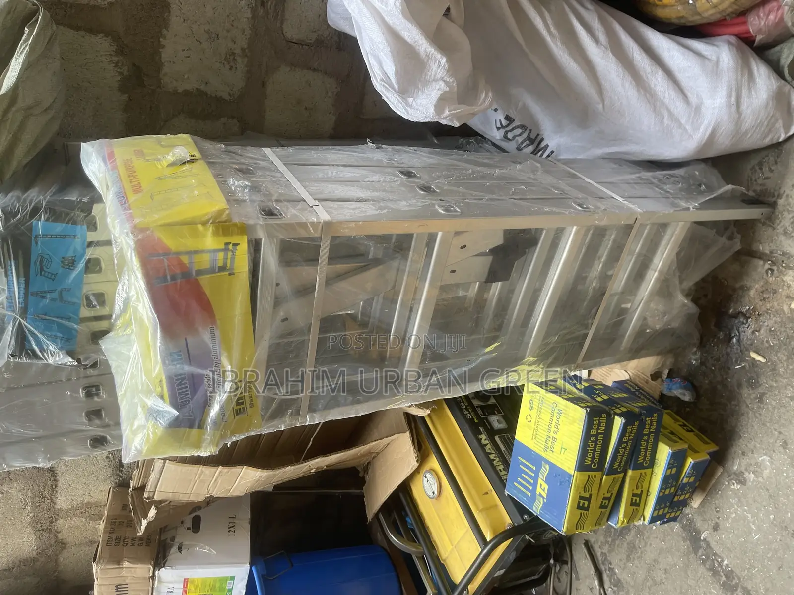 4x4 Folded Aluminum Ladder