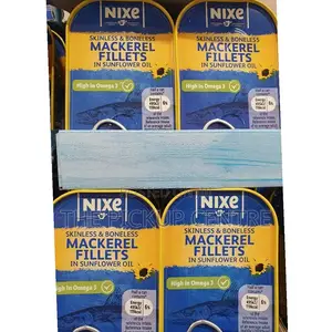 Nixe Mackerel Fillets in Sunflower Oil 125gskinless Boneless