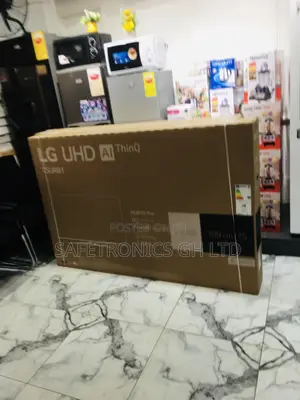 UHD LED Glossy LG 75 Inches UR81 Black Electric Smart Tv