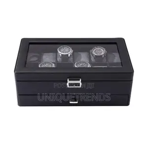 12 Slot Watch Box With Drawer