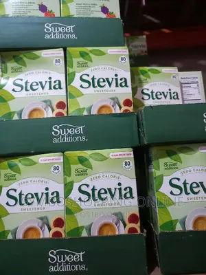 Sweet Additions Calorie Free Stevia Sweetner, 80 Packets
