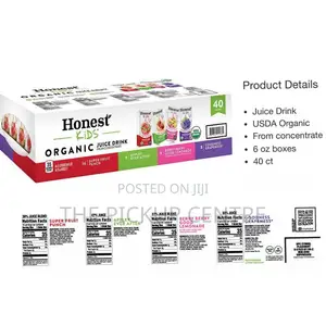 Honest Kids Organic Fruit Juice Variety Pack (6 Oz., 40 Pk.)