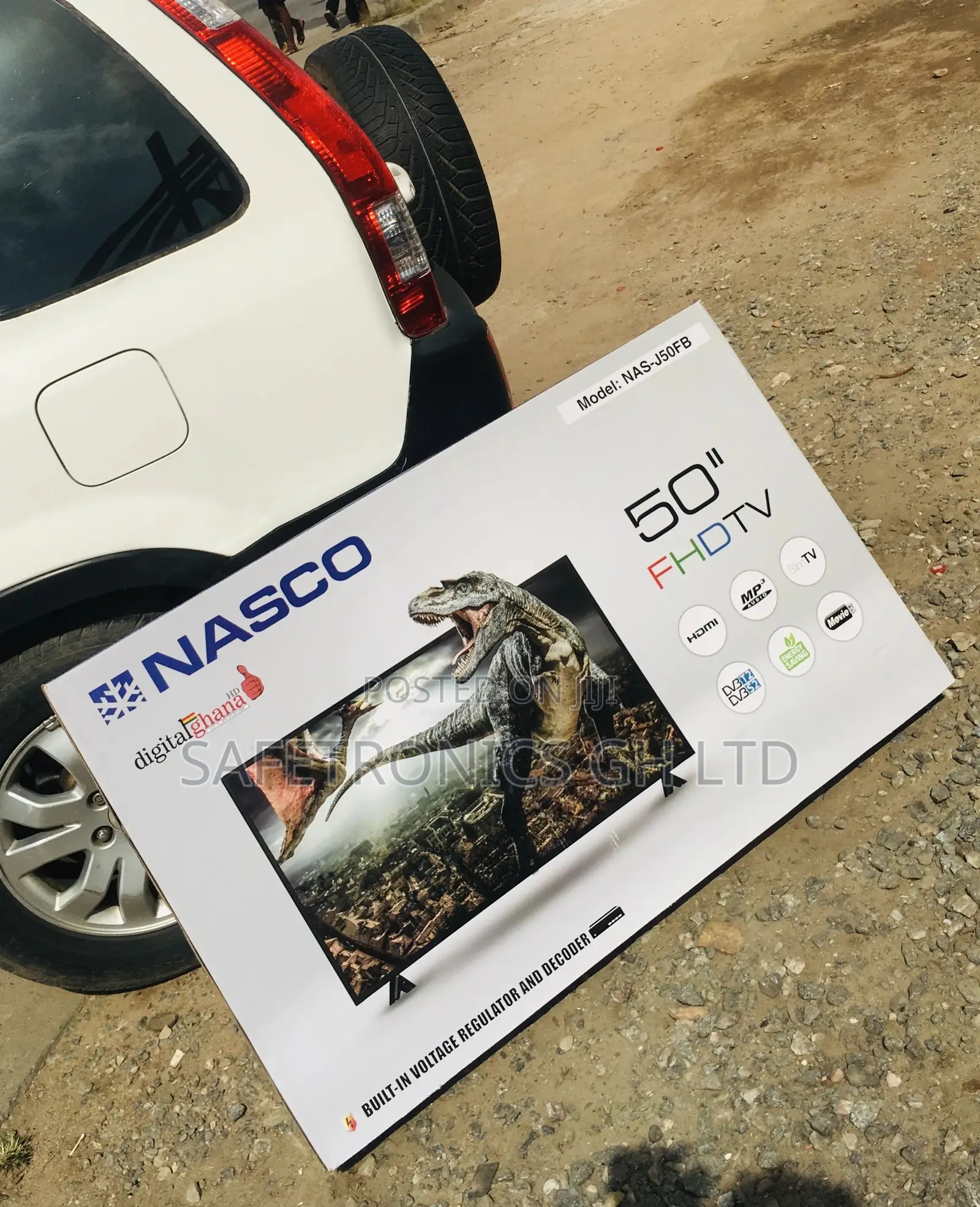 Digital Nasco 50 Inches Glossy Les Satellite Black Electric