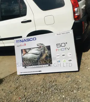 Glossy FHD Black Digital 50 Inches Satellite Nasco LED Tv