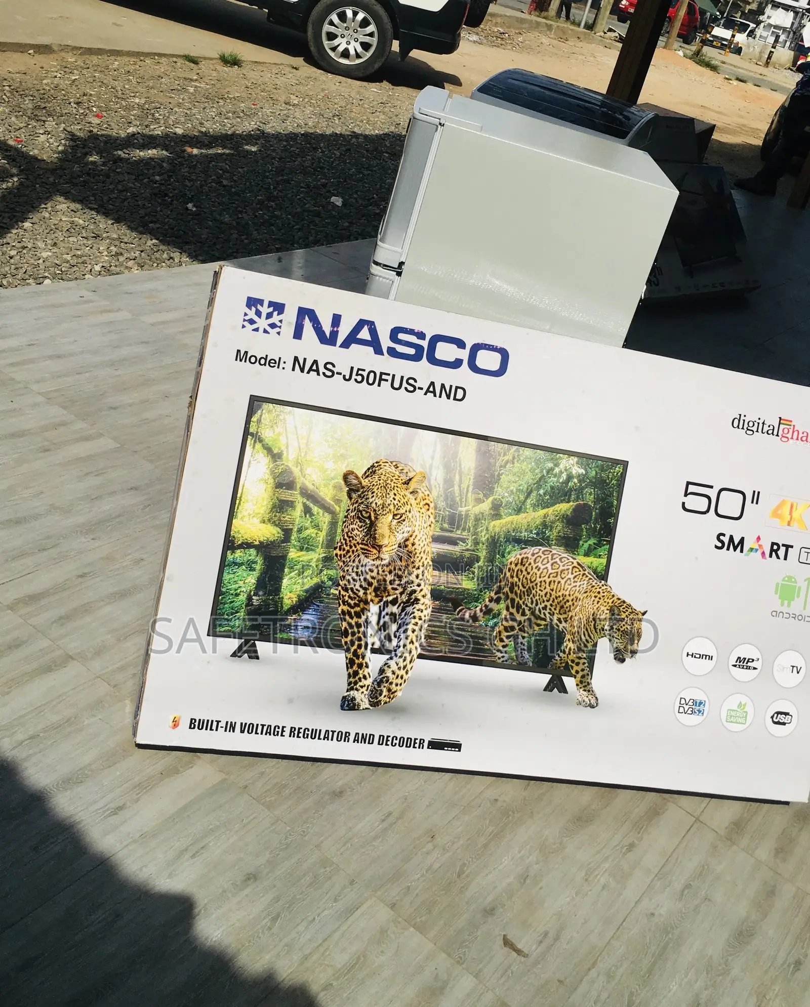 Nasco Smart 50 Inches LED Glossy Black Electric Tv