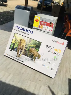 Grab Black Electric 50 Inches Glossy LED Nasco Smart Tv