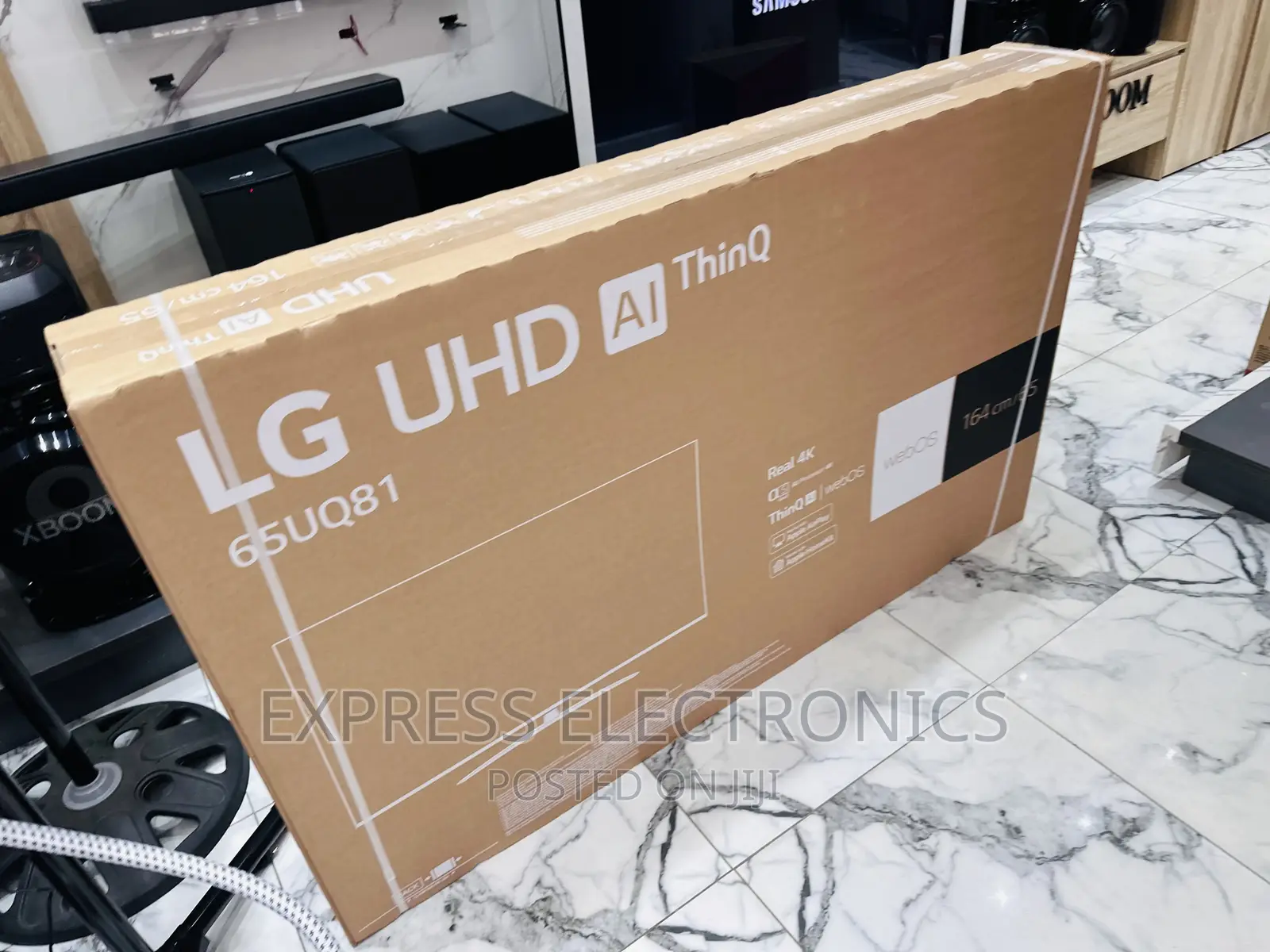 Enjoy Brilliant UHD 65”UQ81 Smart Glossy Slim Tv LG