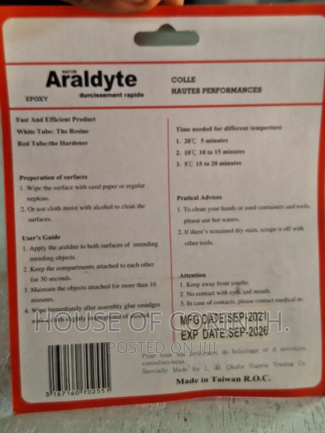 Araldyte Adhesive
