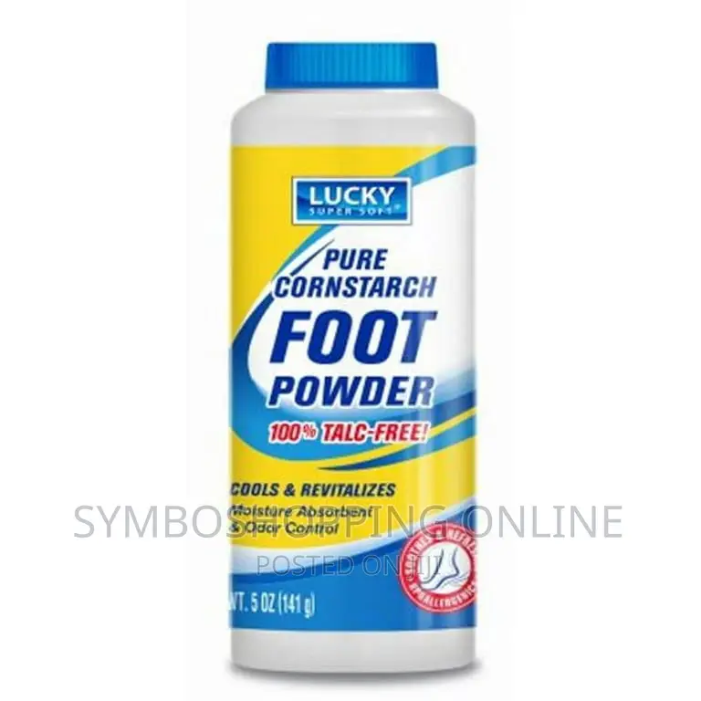 Lucky Super Soft Cornstarch Based Foot Powder 142g