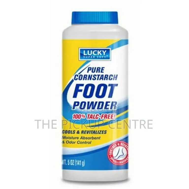 Lucky Super Soft Cornstarch Based Foot Powder 142g