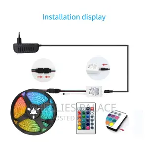 Photo - Led 2835, 12v/5a RGB With 24 Key Infrared Remote Control