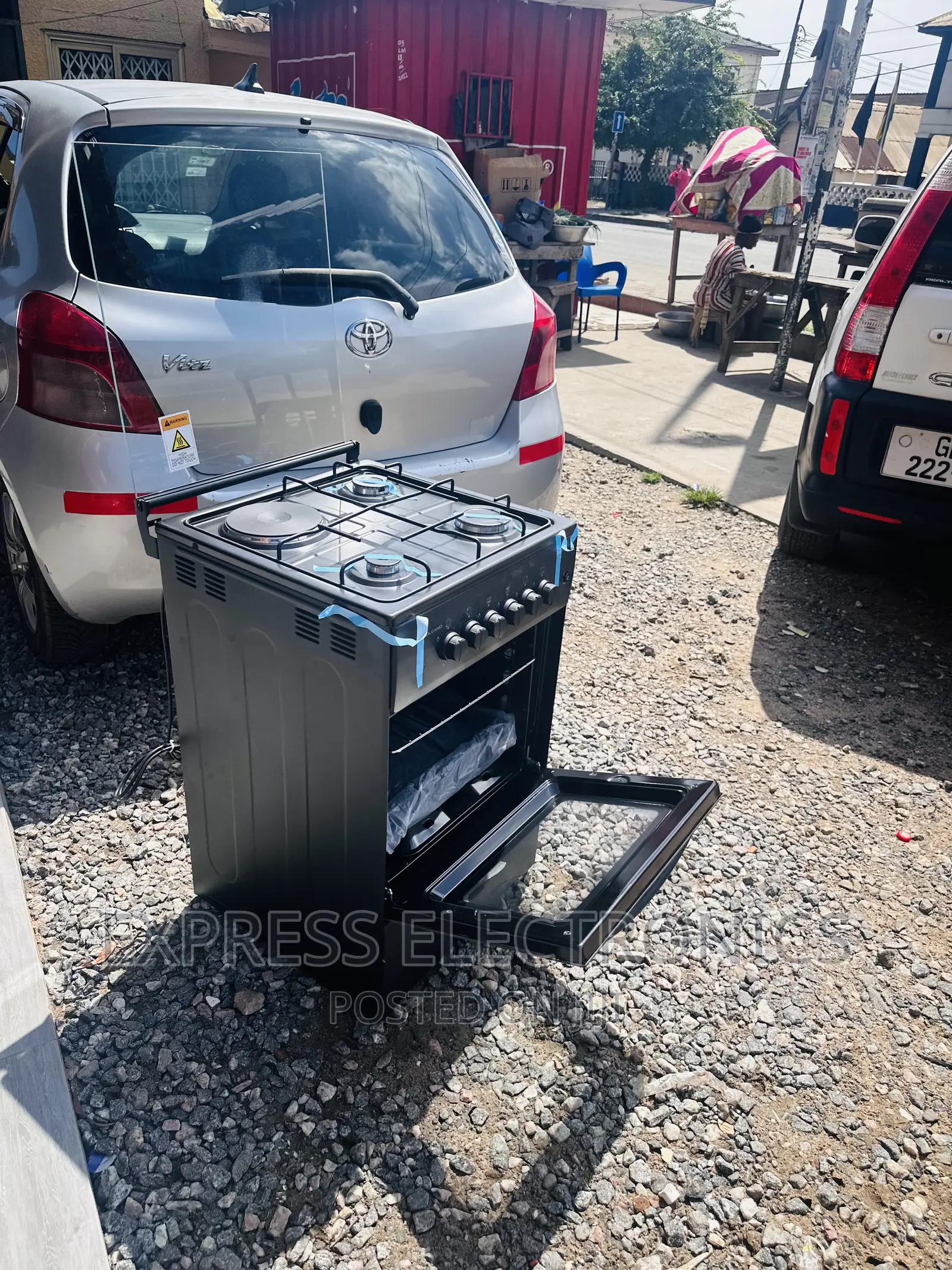 First Choice to Buy Gas Electric Stove 3-1 Black Oven