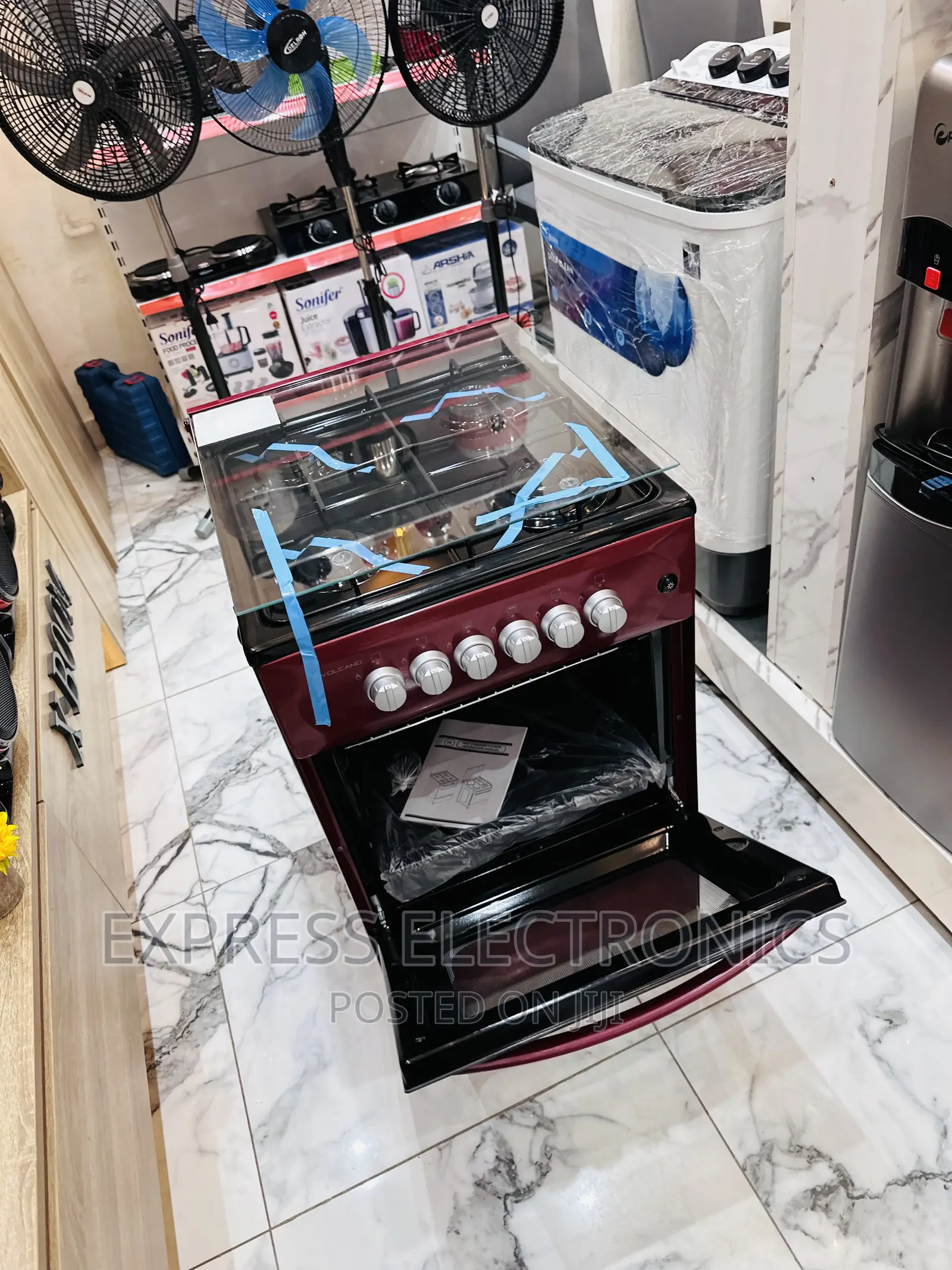 Authentic and Best 4burner Gas Cooker Oven Classic 50/50