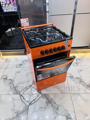 Orange Original Gas Cooker Oven 4burner 50/50 Stove