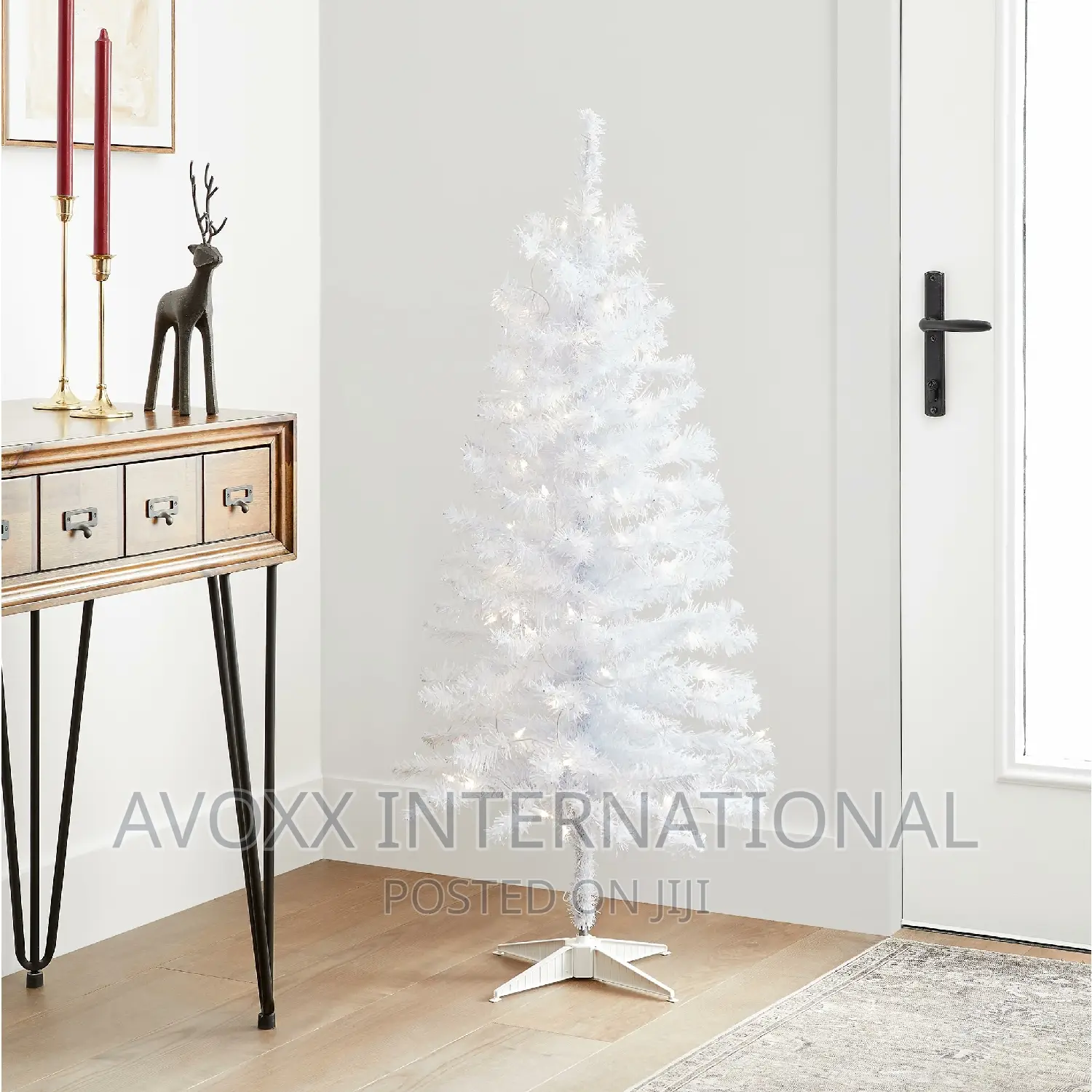 Northlight 4 Ft Pre-Lit Slim White Pine Artificial