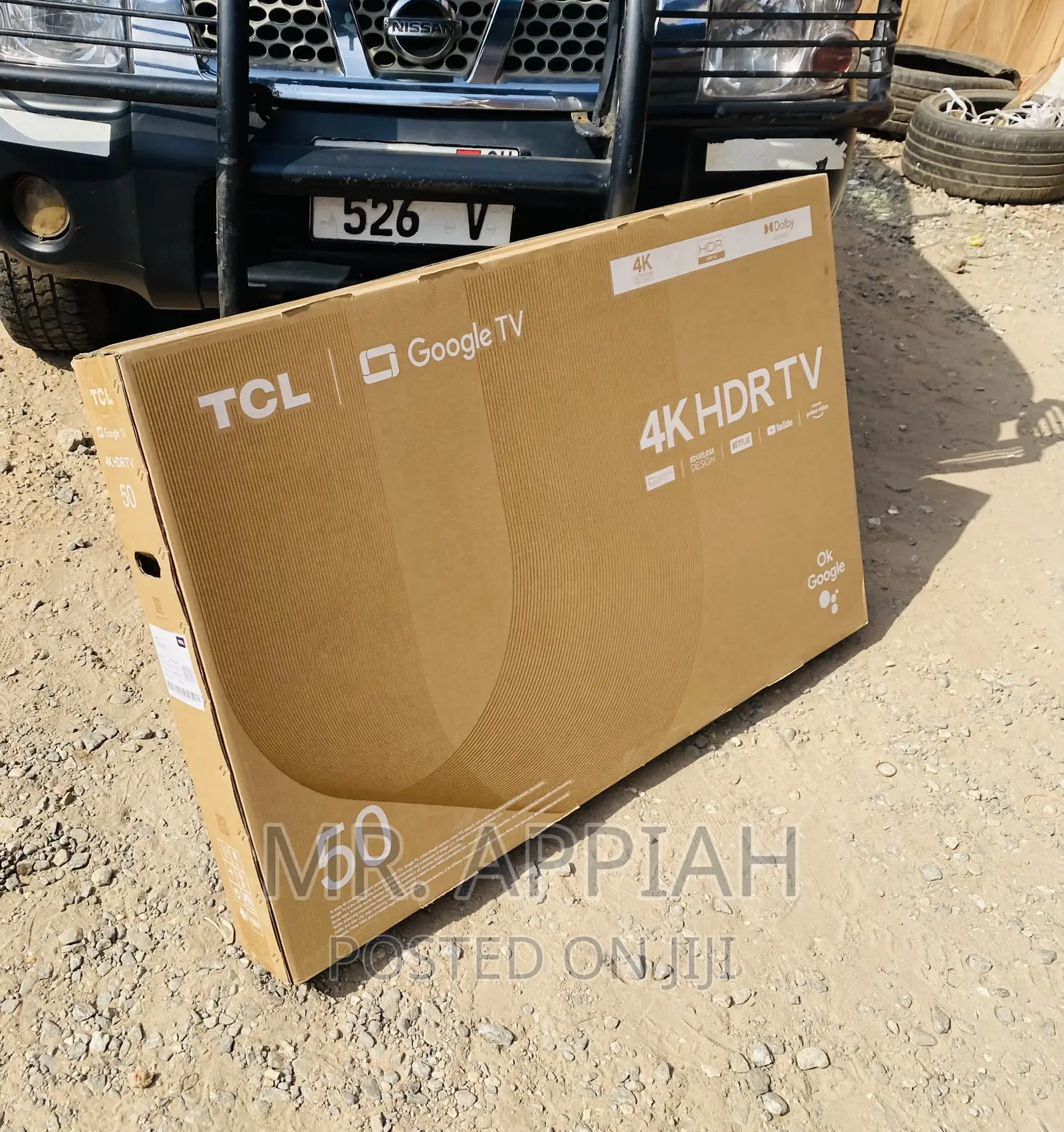 Brand New TCL 50p635 50 Inch HDR Smart Tv(Black).