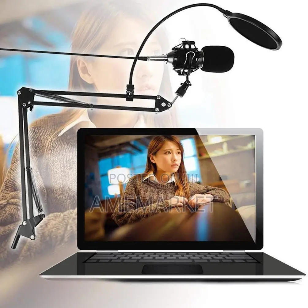 BM800 Studio Condenser Microphone for Recording - Full Set