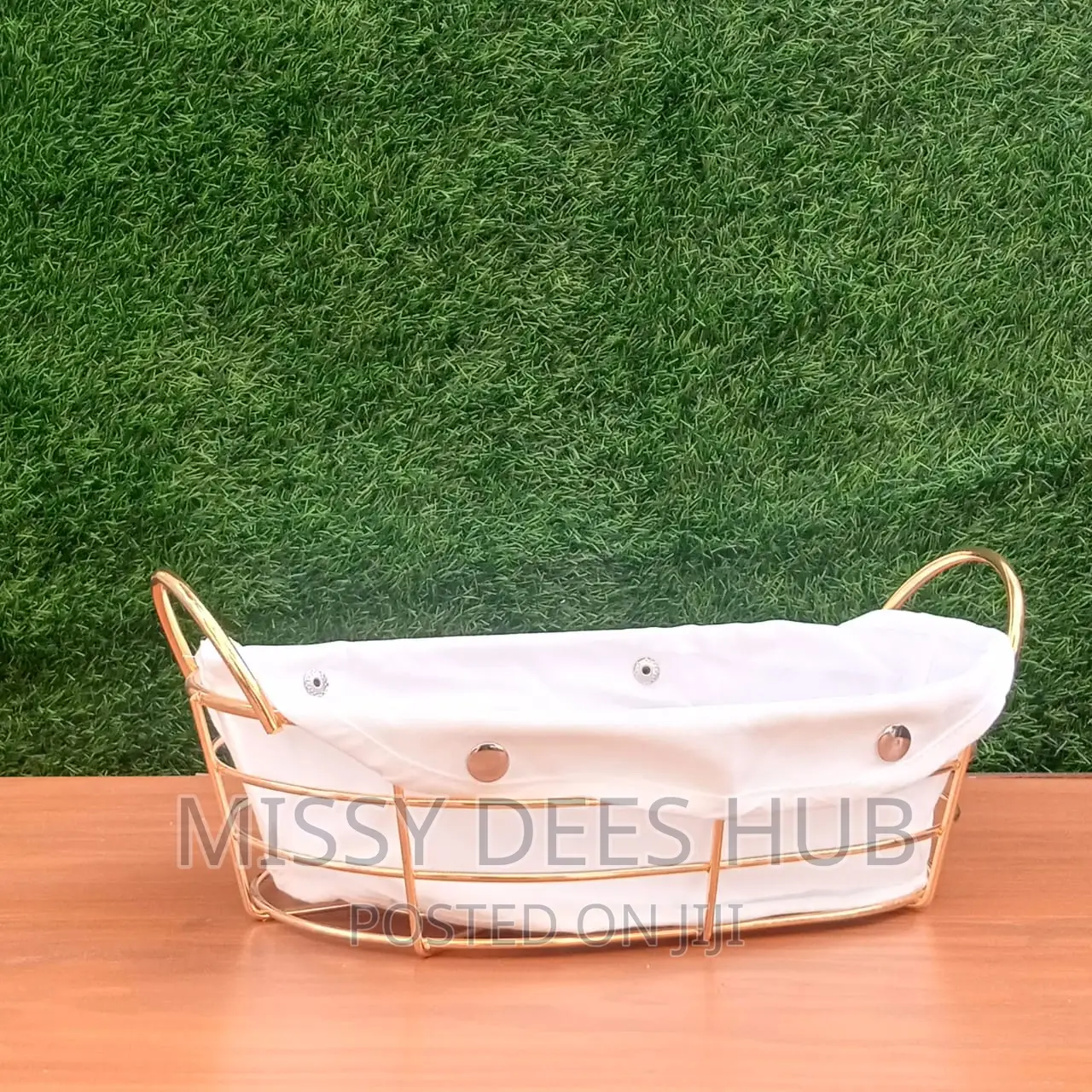 Gold Metallic Bread Basket