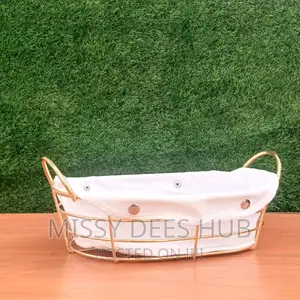 Gold Metallic Bread Basket