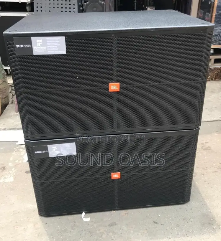 JBL Srx728 Dual 18-Inch Subwoofer, Black