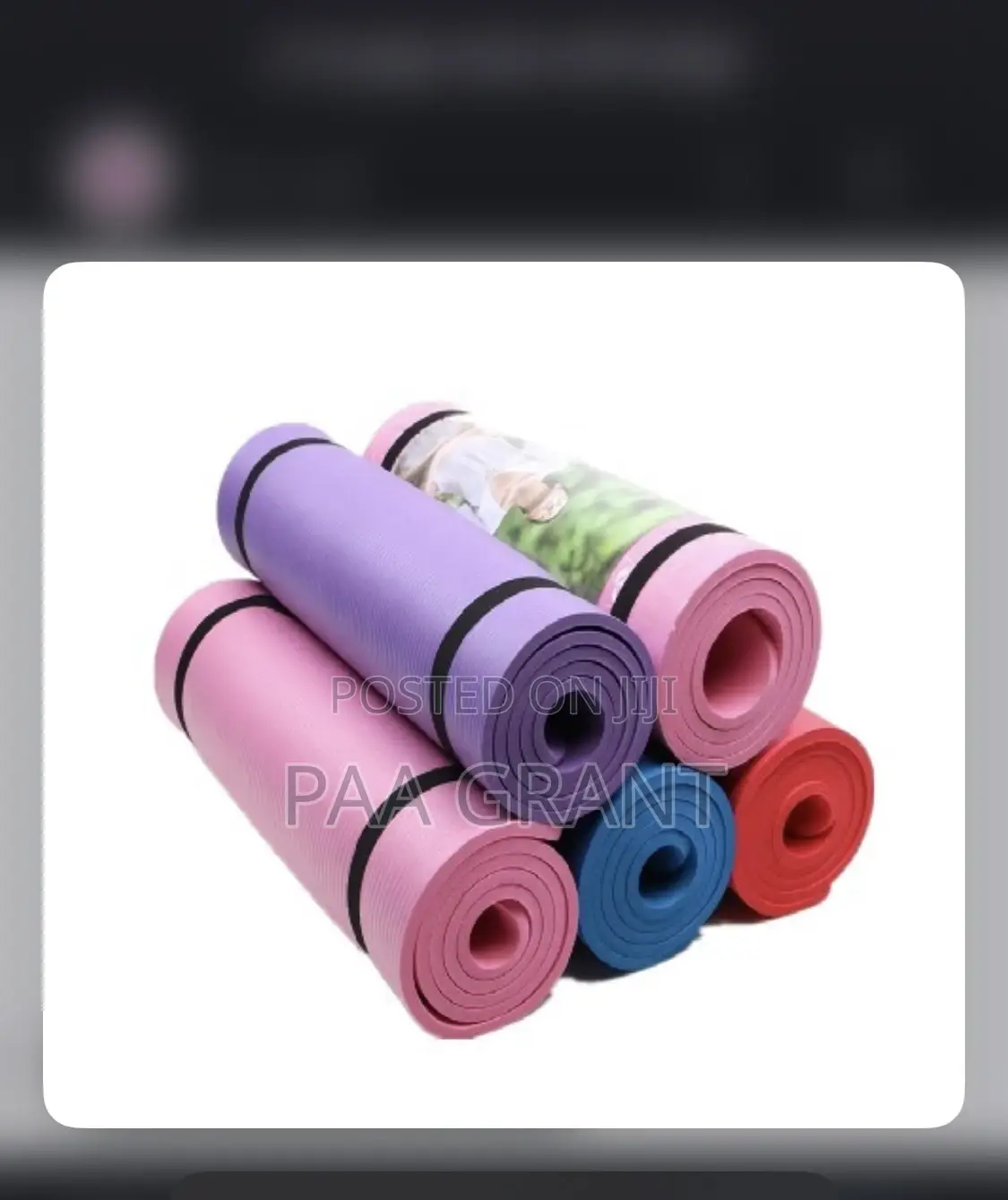 Beautiful Gorilla Exercise Yoga Mat With It Bag