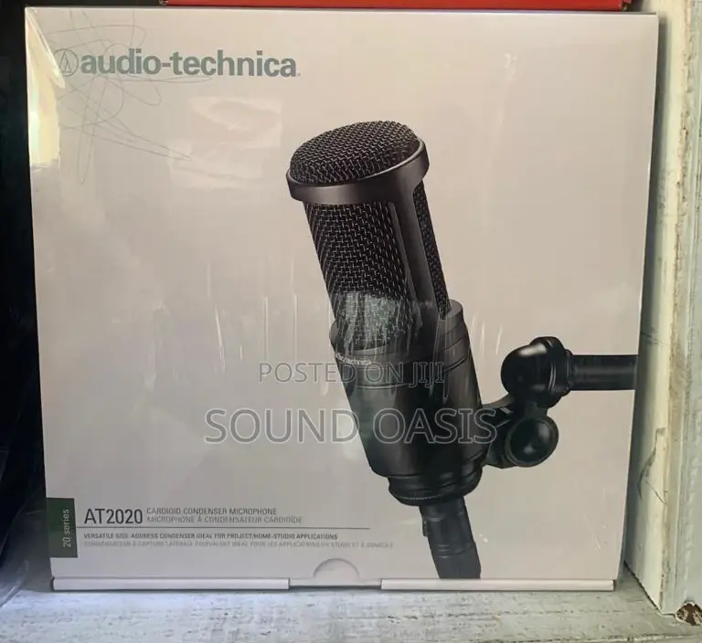 Audio Technica At2020 Cardioid Condenser Microphone