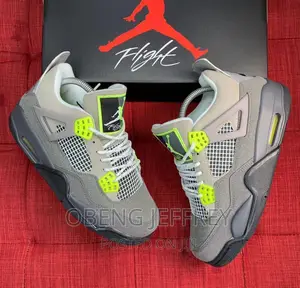 Photo - Original Jordan 4 Ash/Gray and Green