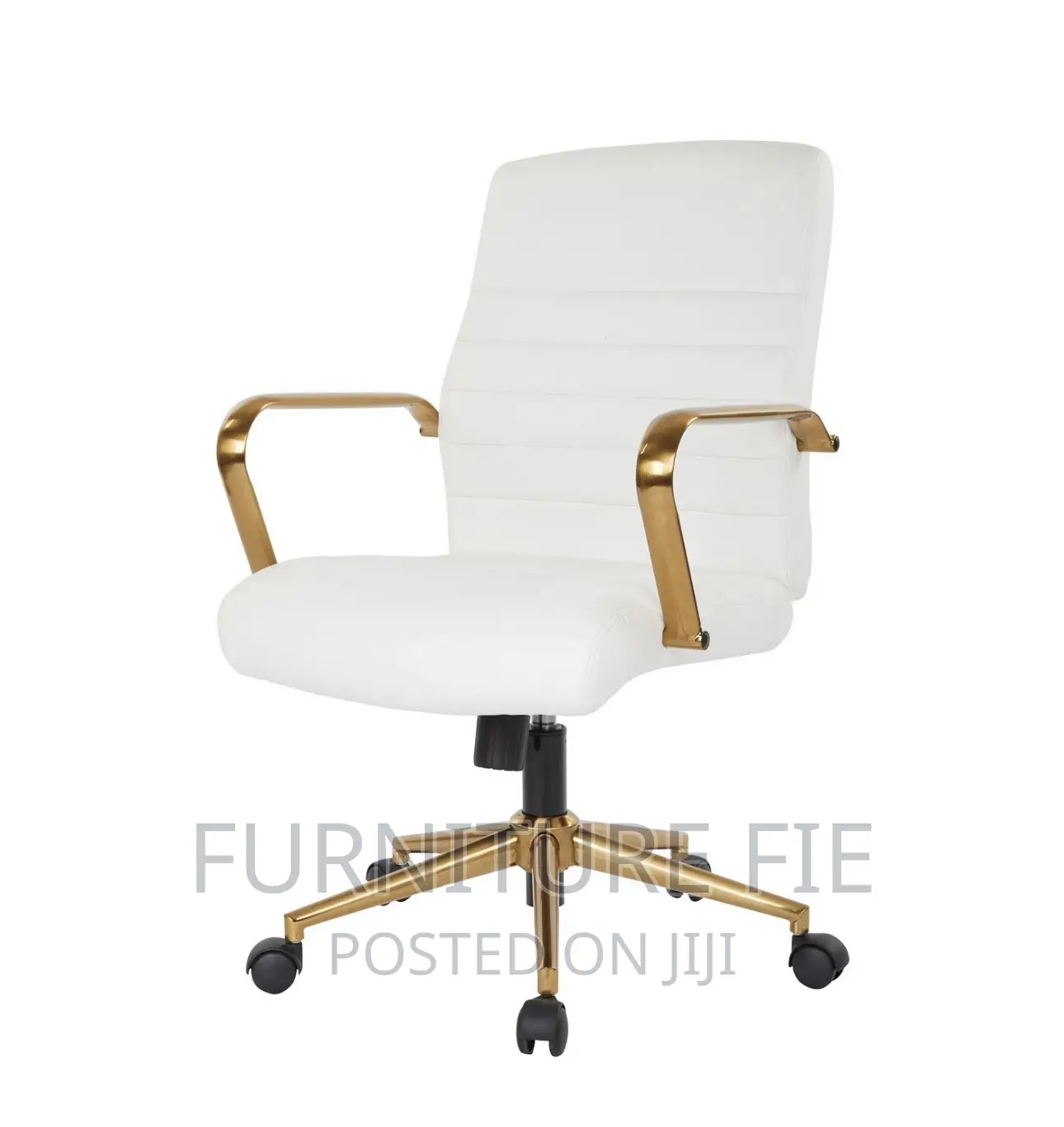 Executive Office Chair - Mid Back Faux Leather From Usa.