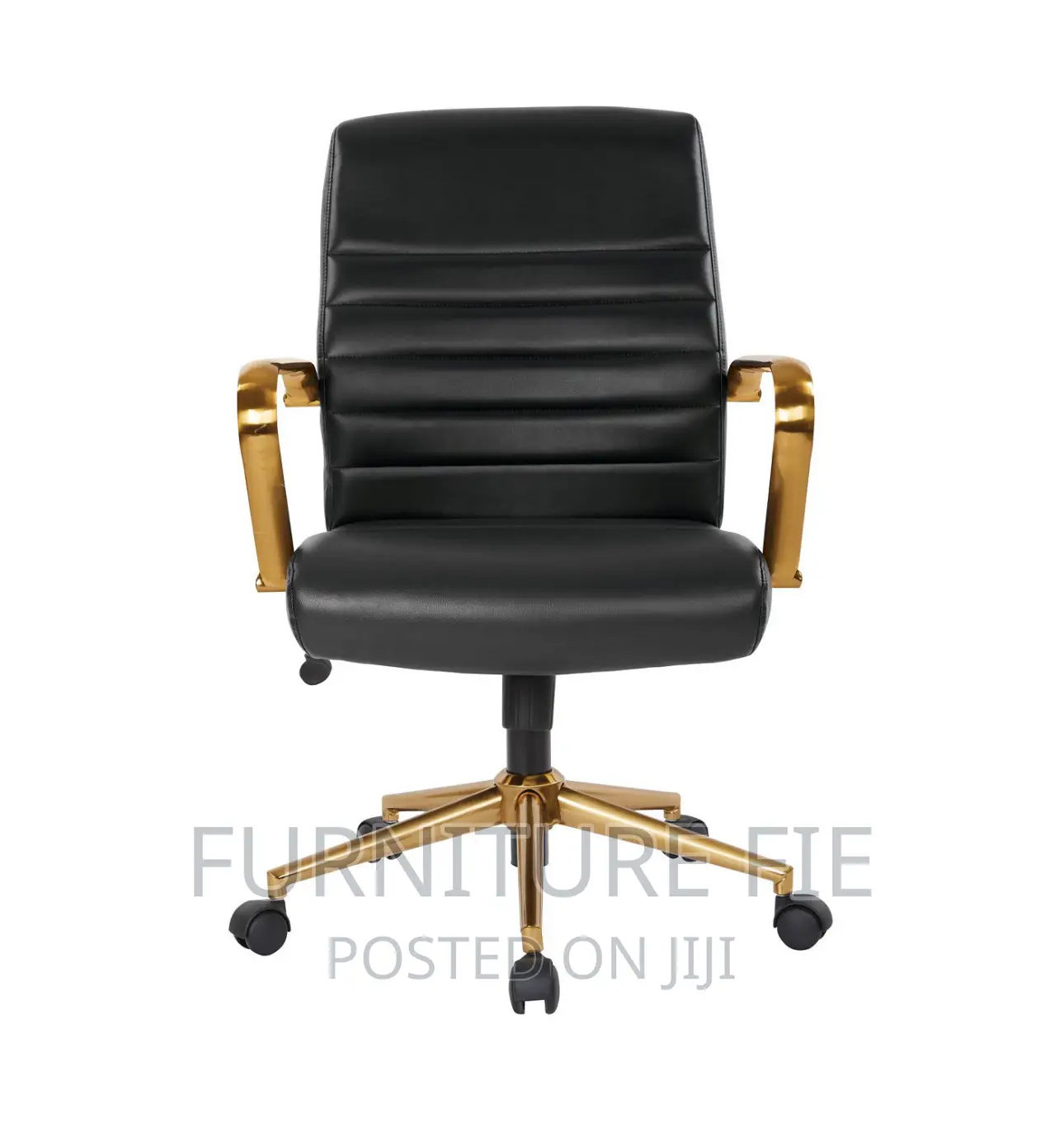 Executive Office Chair - Mid Back Faux Leather From Usa.