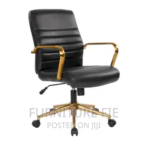 Executive Office Chair - Mid Back Faux Leather From Usa.