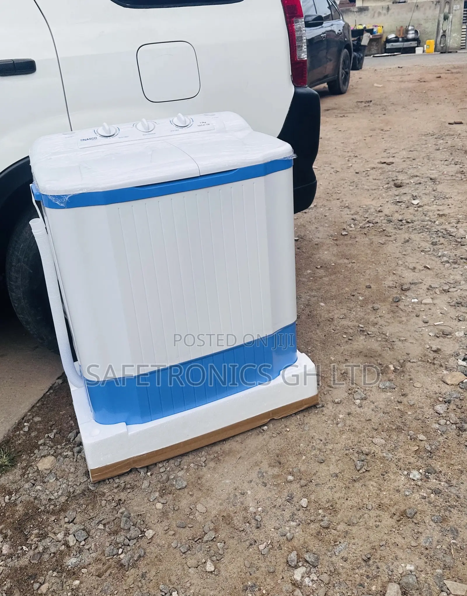 Nasco Semiautomatic Topload Washingmachine 7kg Twintub