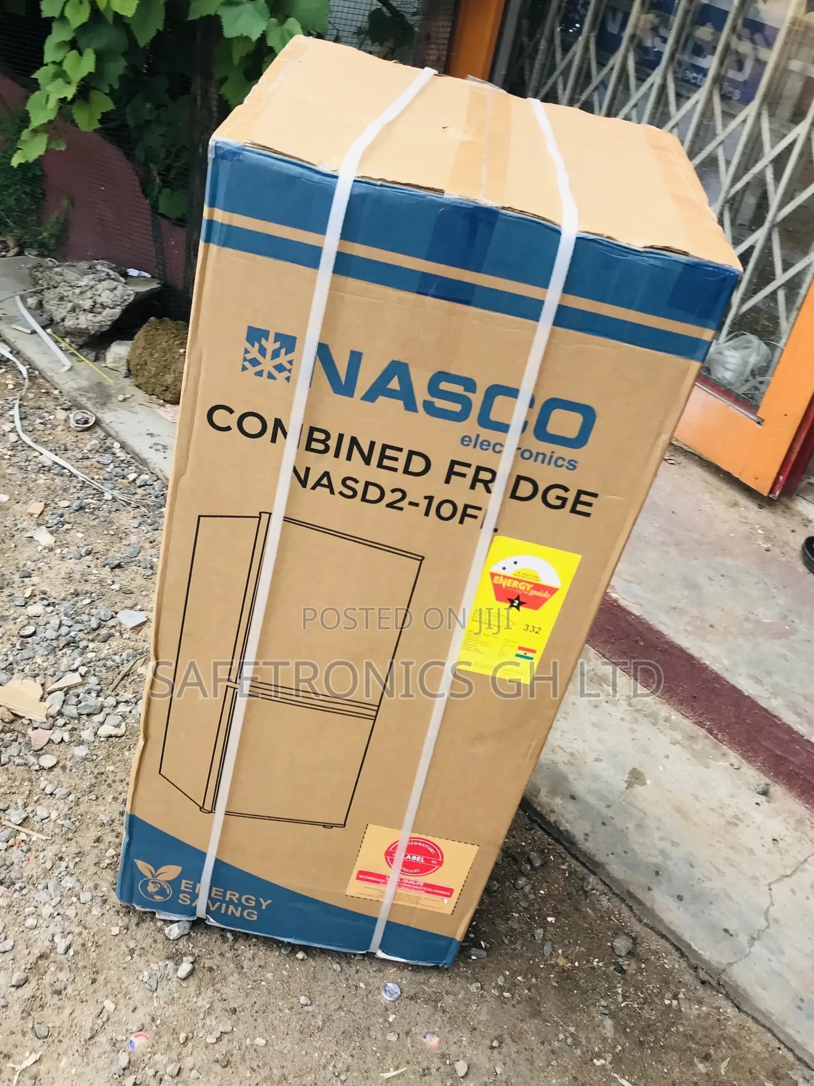 Gray Nasco Doubledoor Bottomfreezer Naad2-10fl Fridge