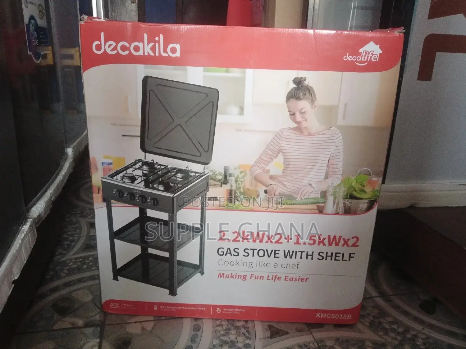 Gas Stove Decikal With 4 Stove