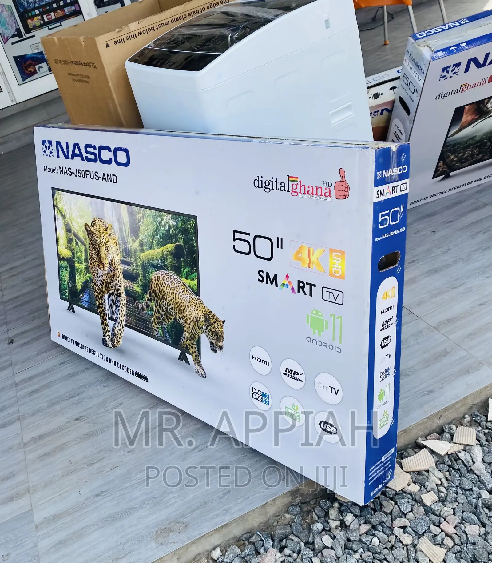 Buy Original Nasco 50 Inch Digital Smart Led Tv(Black).