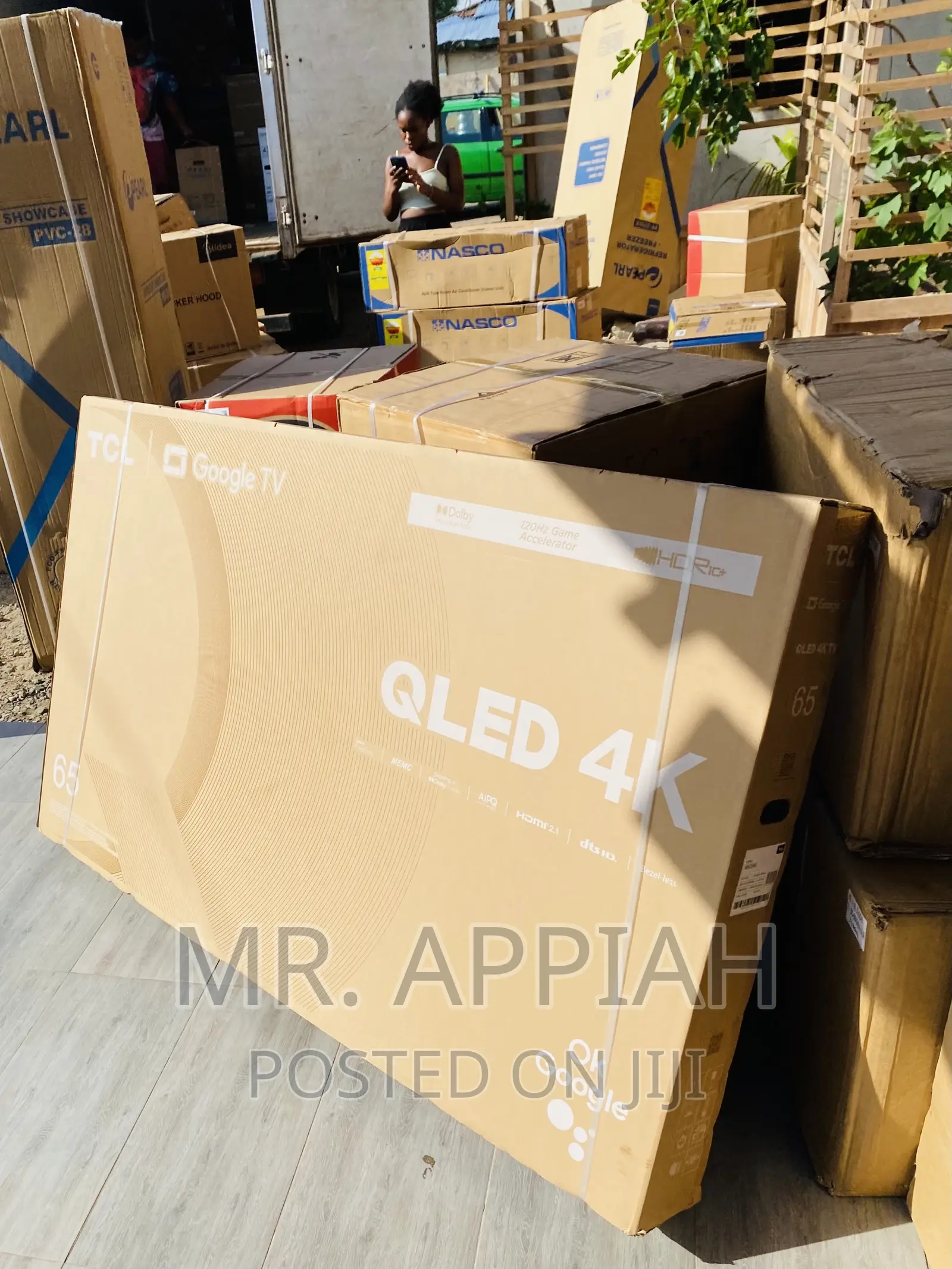 Unique Designed TCL 65C645 65” HDR Electric Google Tv.
