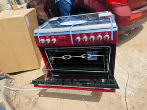 Powerful Dynamic Gas Cooker 5burner Red Ferre 60/90 Oven