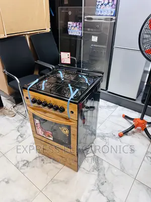 Powerful Wooden Like Gas Cooker Oven Auto Ignition 4b