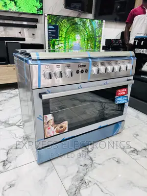 6burner All Gas Cooker Oven Rotisserie 60/90 Sliver Shine
