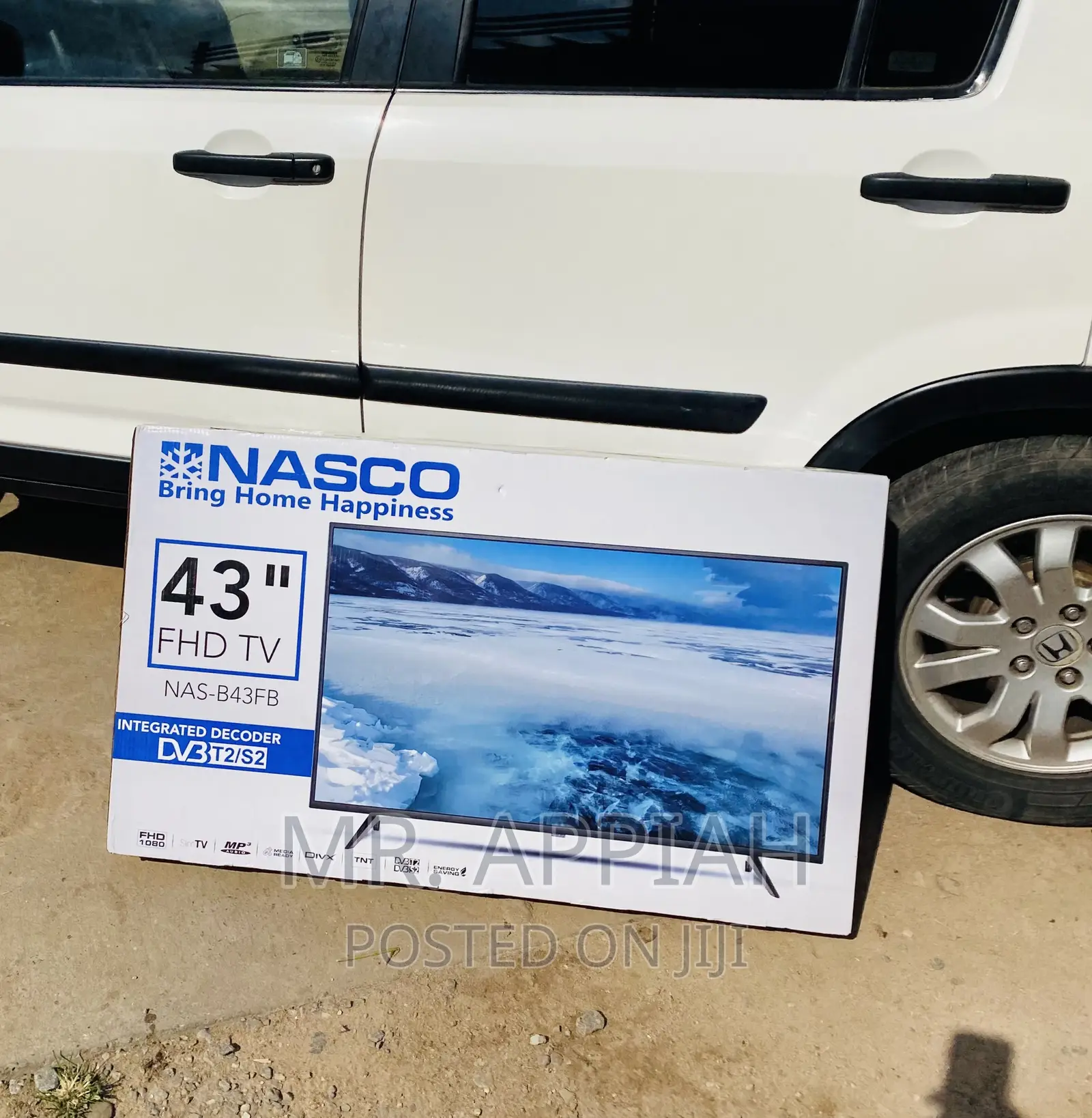 Quality Nasco 43 Inch Digital Satellite Led Tv(Black).