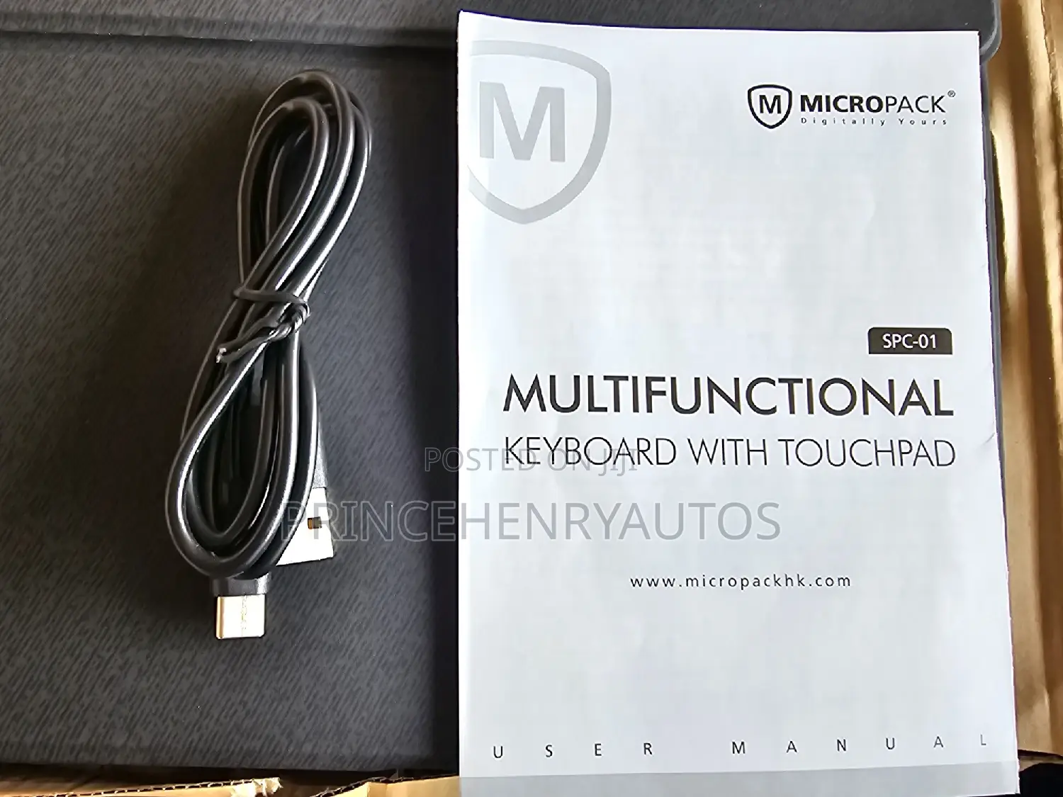 Micropack Tab S8/7 Plus/S7 Fe Trackpad Backlit Keyboard Case