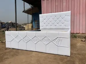 White Great Double Bed Frame 54x75