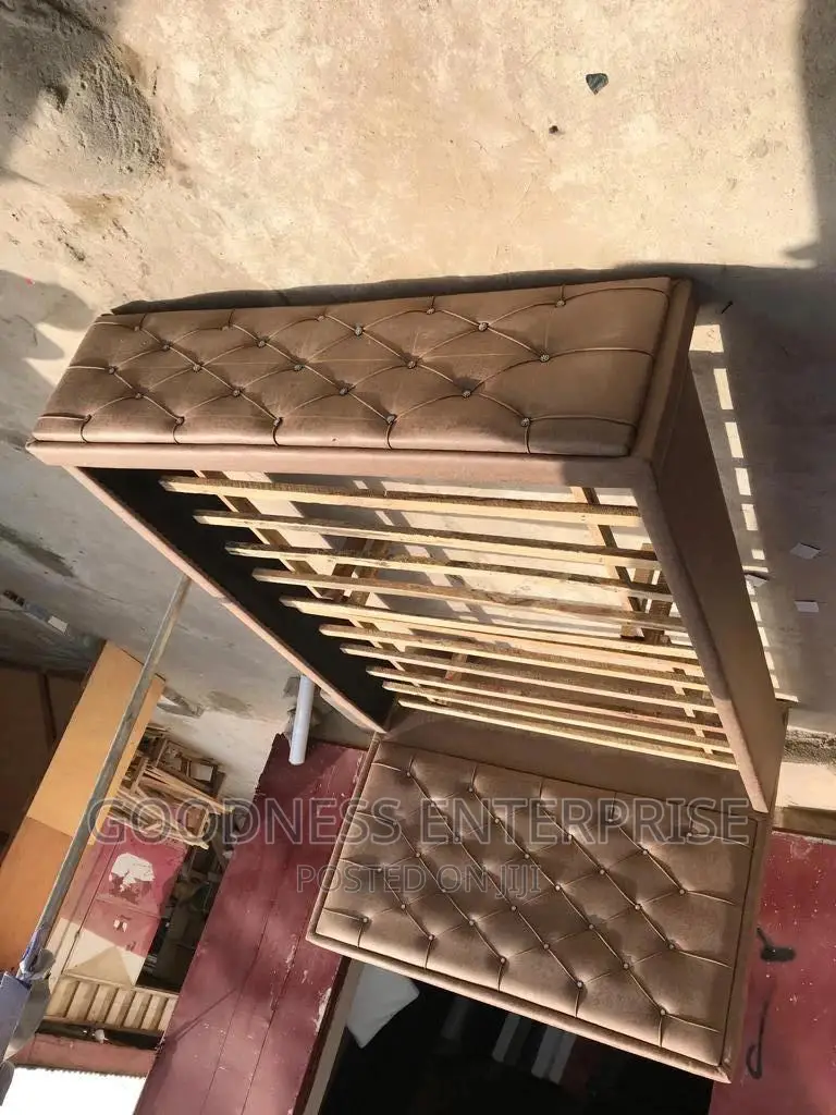 Double Fabric Bed Frame