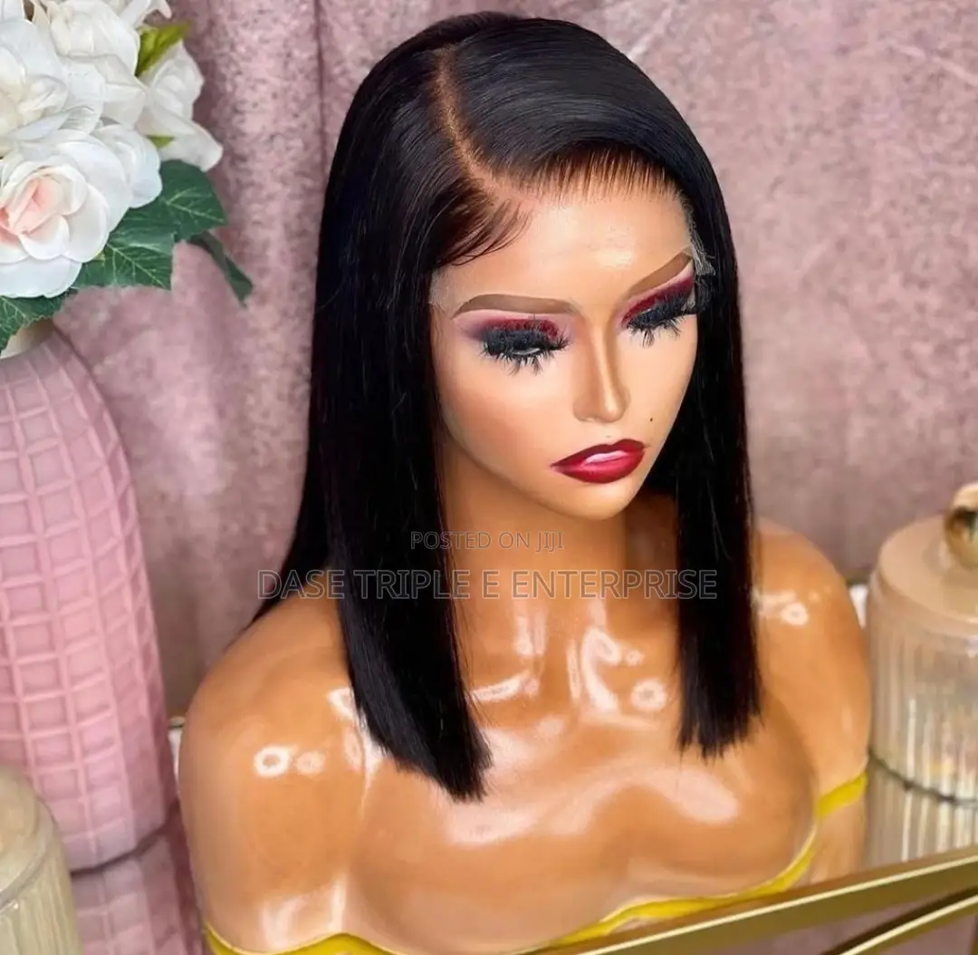 14inch Virgin Bone Straight Wig