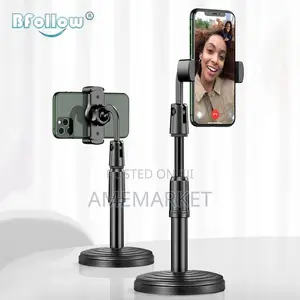 Mobile Phone Holder Stand. 3600 Rotation Live Streaming