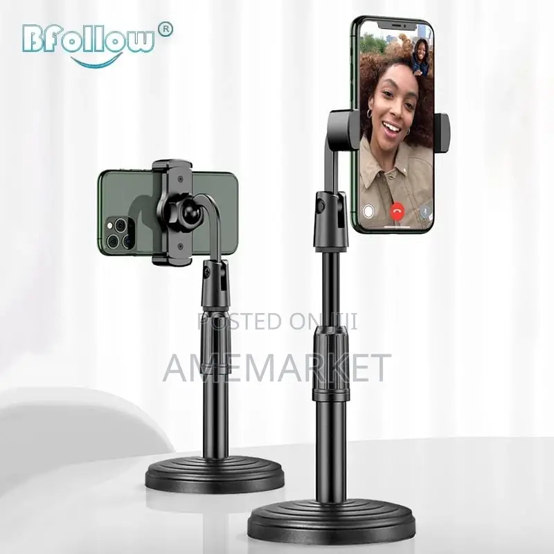 Mobile Phone Holder Stand. 3600 Rotation Live Streaming